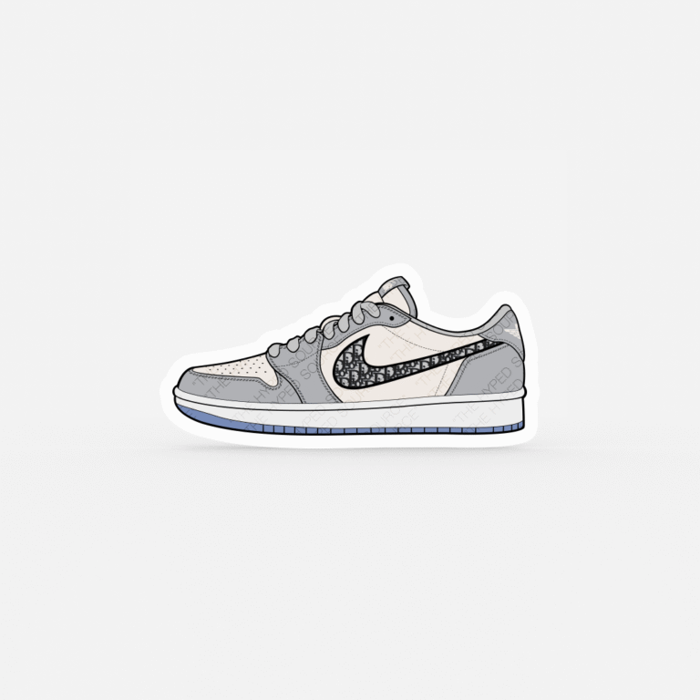 AJ1 Dior Low 1 Pinstripe